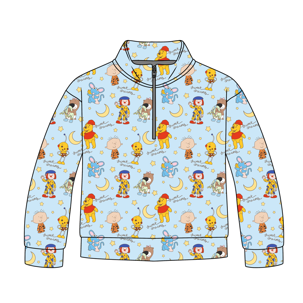 Sweet Dreams, Little Ones Quarter Zip-Up **PreOrder**
