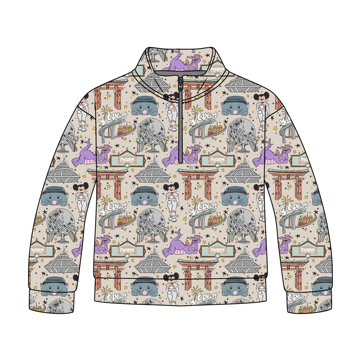 The World Showcase Quarter Zip-Up **PreOrder**