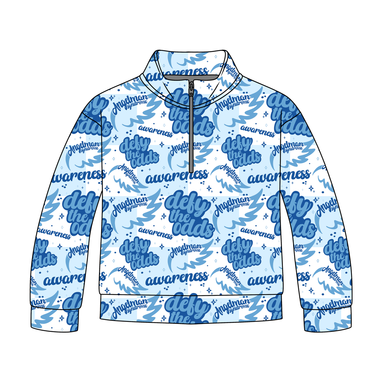 Angelman Syndrome Awareness Quarter Zip-Up **PreOrder**
