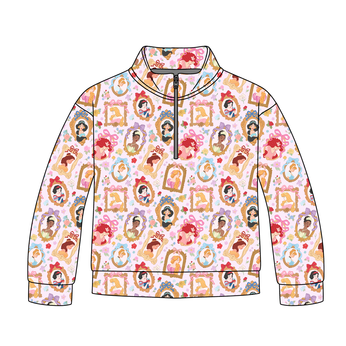 Portraits of a Princess Quarter Zip-Up **PreOrder**