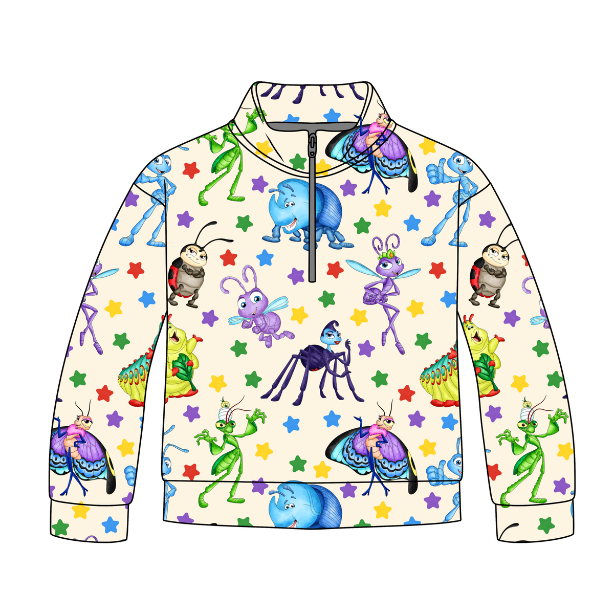 Little Bug Adventures Quarter Zip-Up **PreOrder**