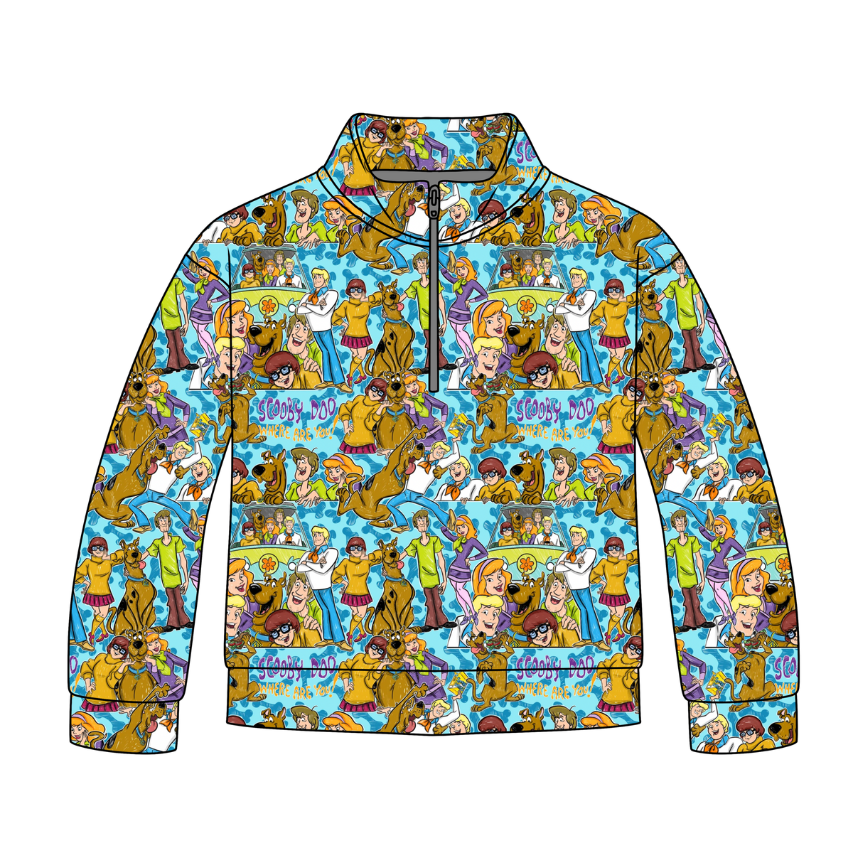 Those Meddling Kids! Quarter Zip-Up **PreOrder**