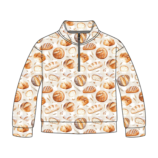 Dough My Goodness Quarter Zip-Up **PreOrder**