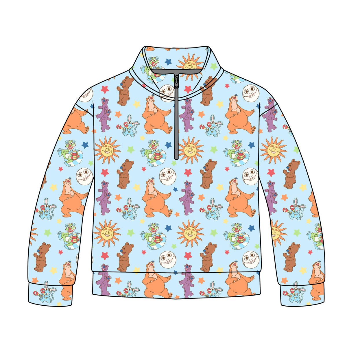 Where The Bear Is Quarter Zip-Up **PreOrder**