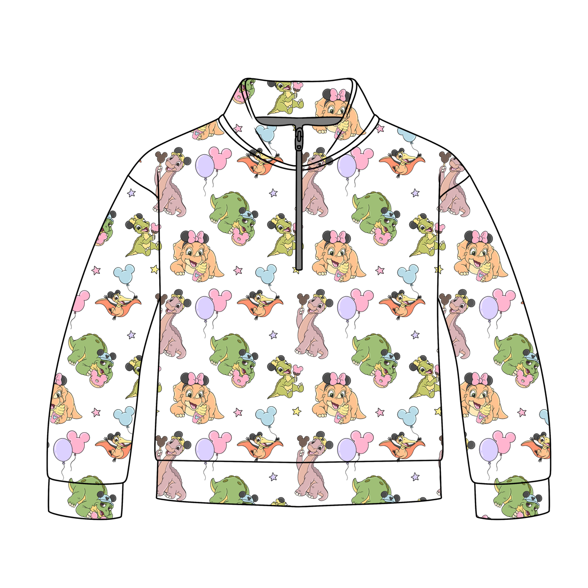 Magical Dino Era Quarter Zip-Up **PreOrder**