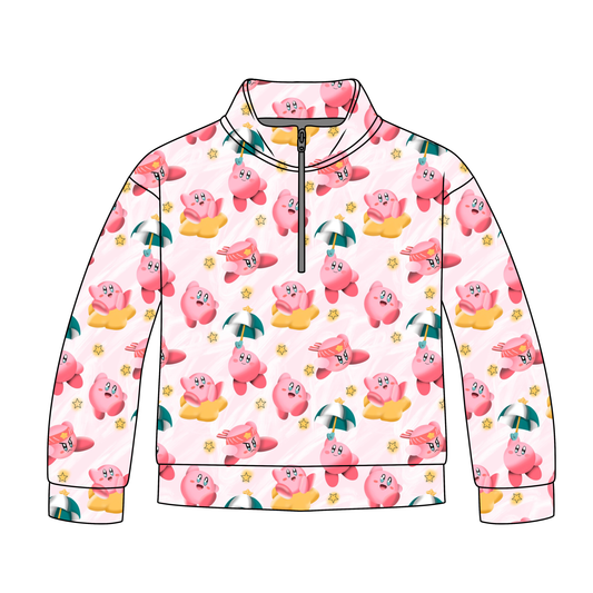 Pink Puff Paradise Quarter Zip-Up **PreOrder**