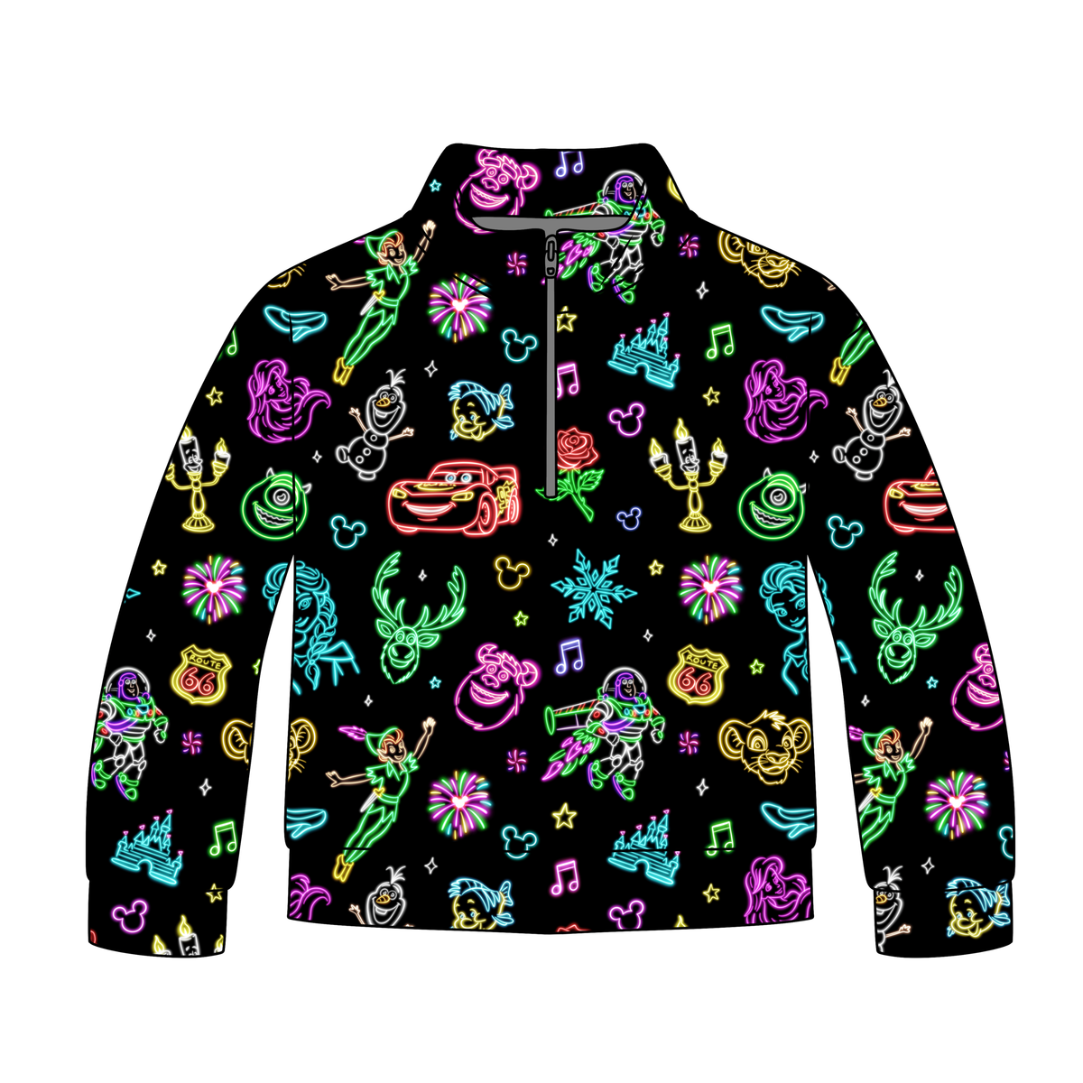Neon Magic Quarter Zip-Up **PreOrder**