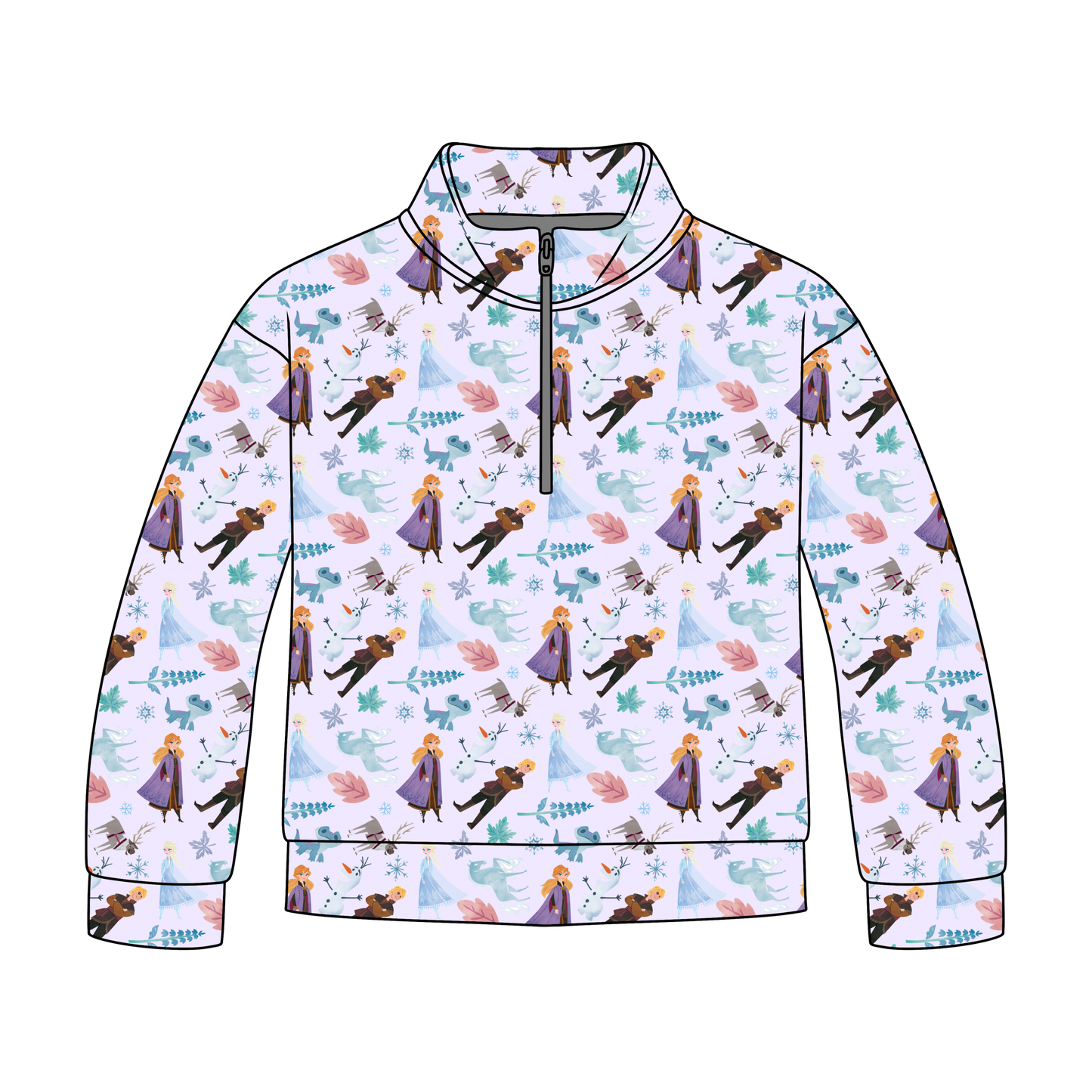 Cold Never Bothered Me Quarter Zip-Up **PreOrder**