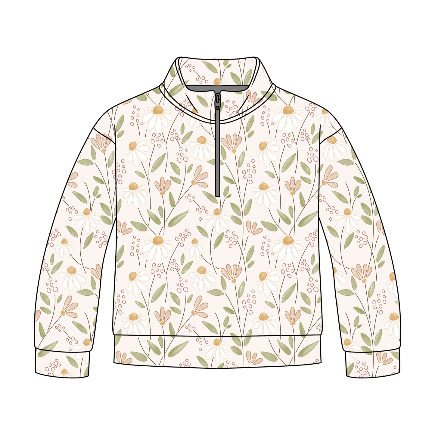 Modern Meadow Adult Quarter Zip-Up *RTS*