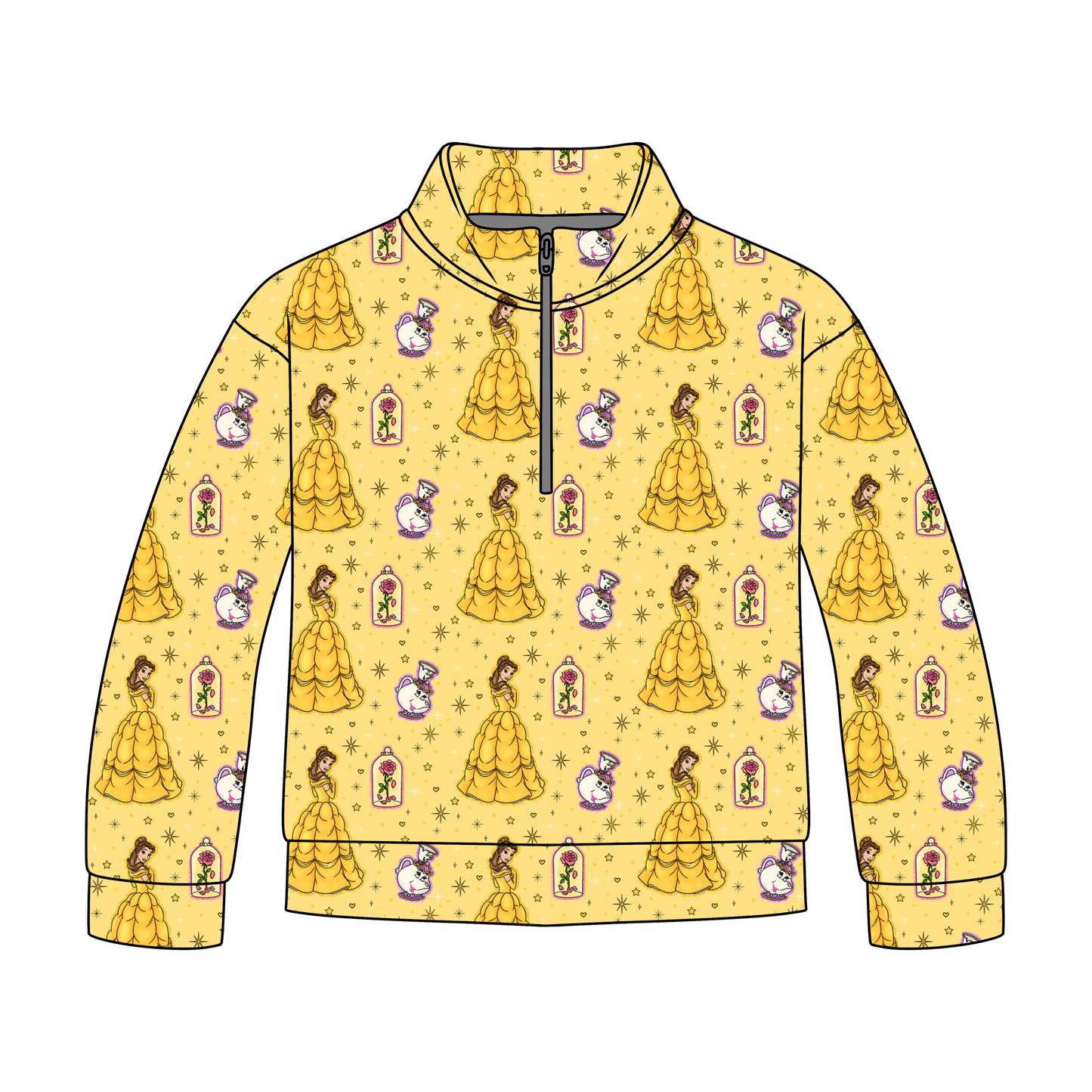 Golden Ballroom Glow Adult Quarter Zip-Up *RTS*