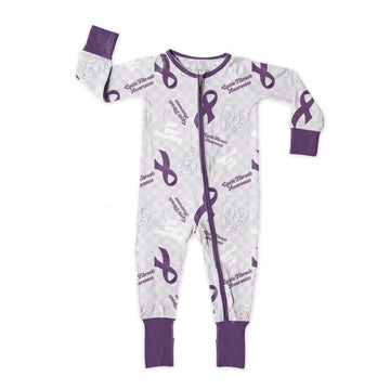 Cystic Fibrosis Awareness Zipper Sleeper **PreOrder**