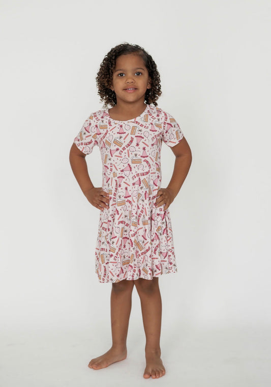 Birthday Girl Youth Twirl Dress *RTS*