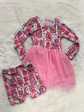 Love Letters Youth Tutu Dress *RTS*