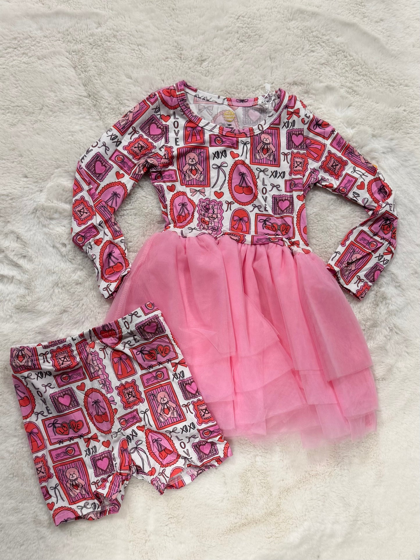 Love Letters Youth Tutu Dress *RTS*