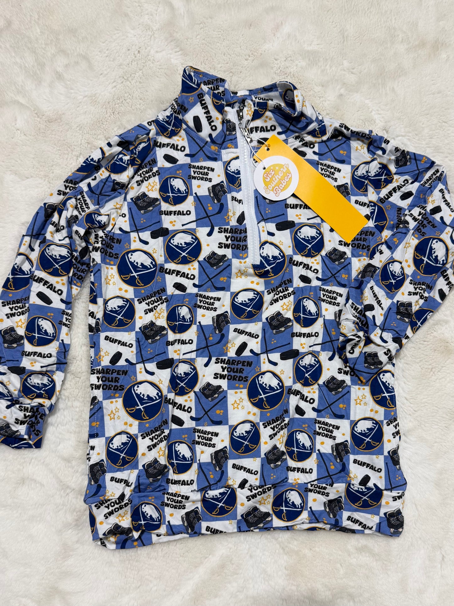 Buffalo Hockey Quarter Zip-Up *RTS*
