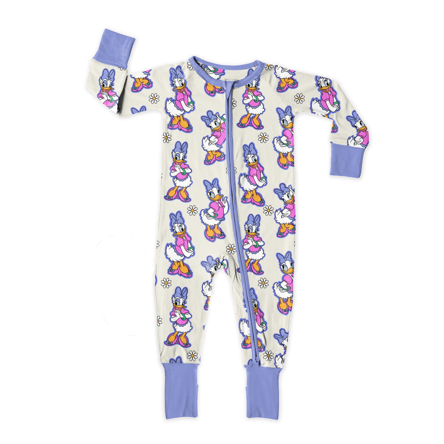Daisy Delight Medically Adaptable Zipper Sleeper *RTS*