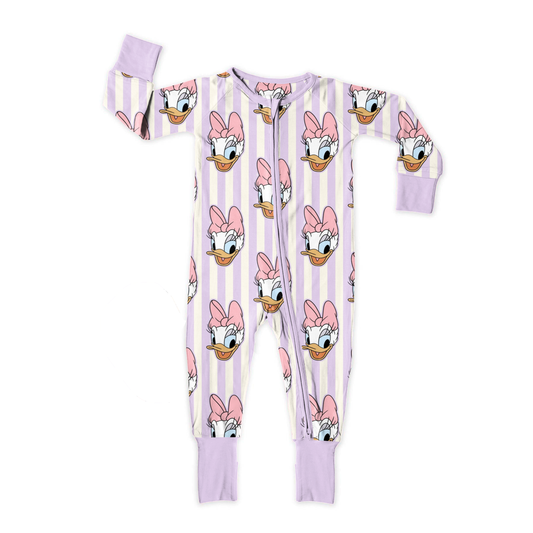 Darling Duck Dreams Delight Medically Adaptable Zipper Sleeper *RTS*
