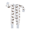 Doxie Daydreams Blue Zipper Sleeper **PreOrder**