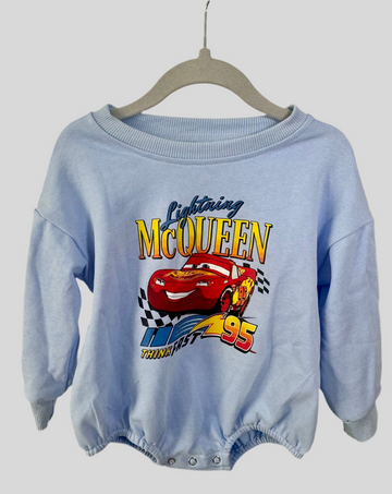 Piston Power Sweatshirt Romper **PreOrder**
