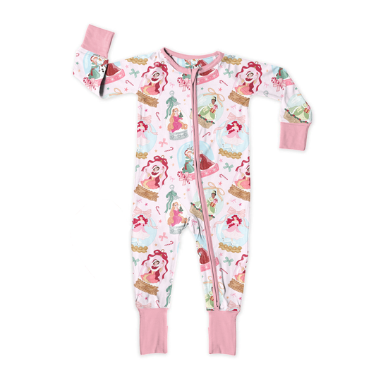 Enchanted Christmas Globes Zipper Sleeper **PreOrder**