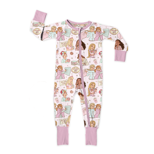 Enchanted Sleepover Medically Adaptable Zipper Sleeper *RTS*