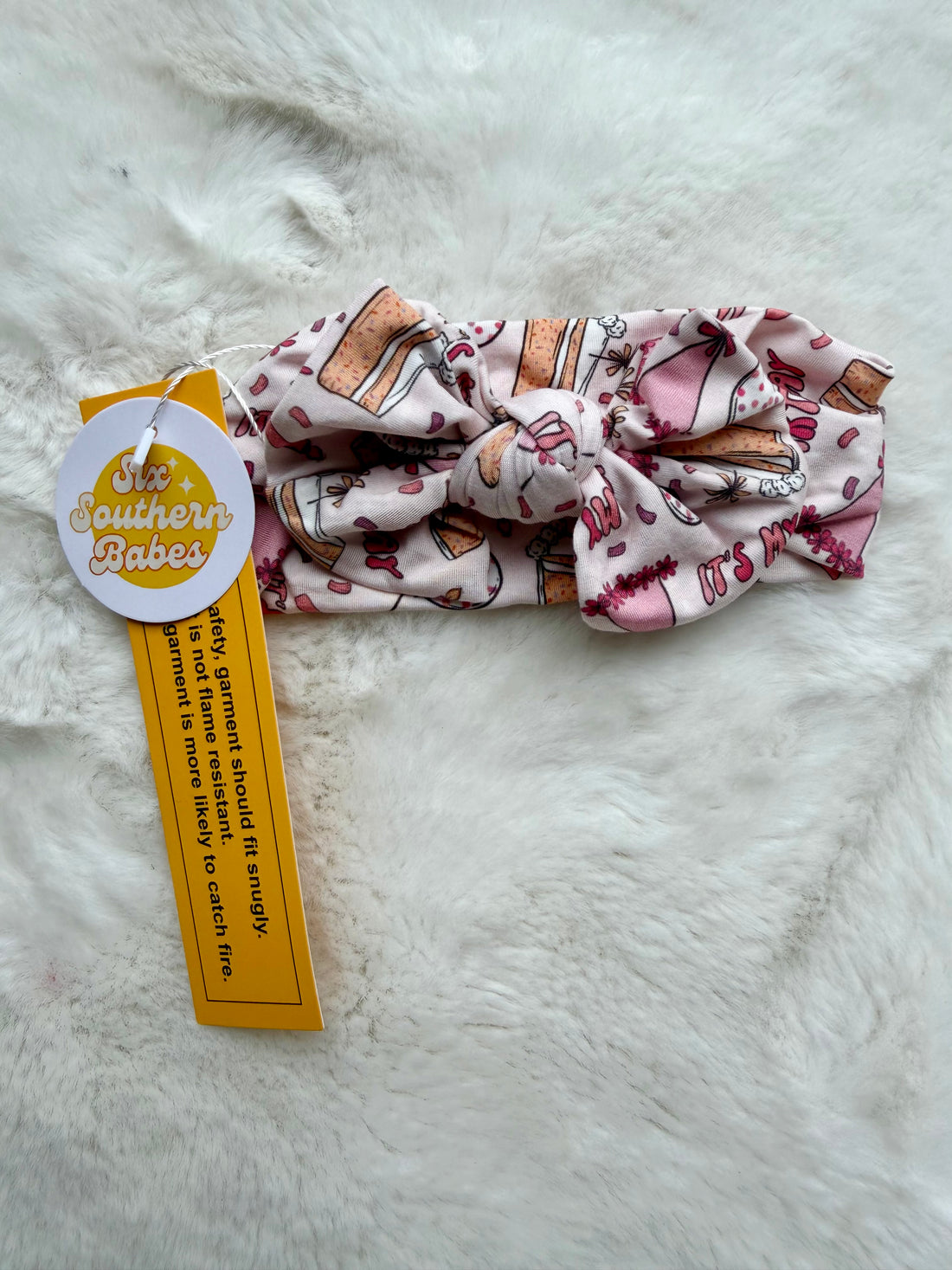 Birthday Girl Bamboo Bow Headband *RTS*
