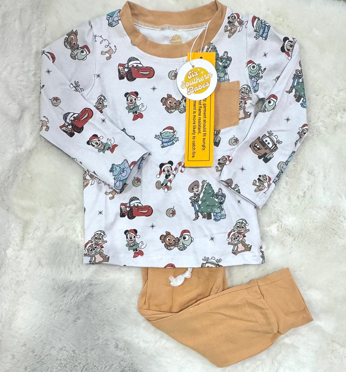 Imperfect Christmas Characters Boys Pant Set *RTS*