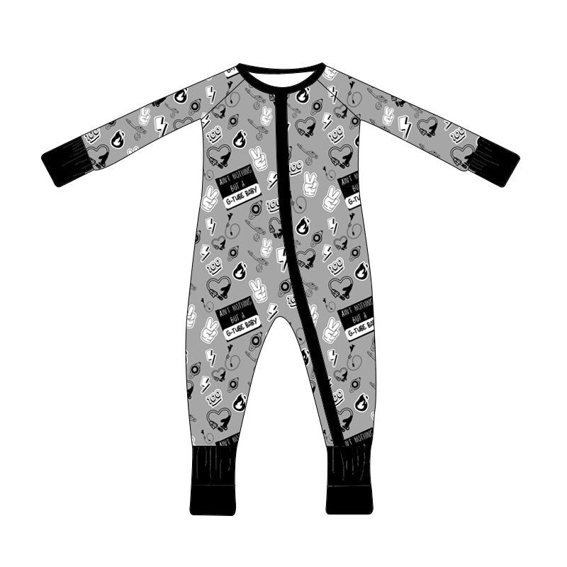 G-Tube Baby Zipper Sleeper *RTS*