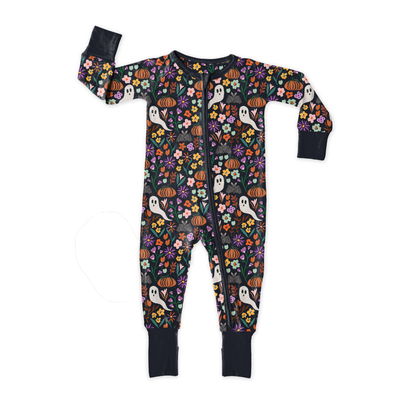 Ghosts in the Garden Zipper Sleeper **PreOrder**