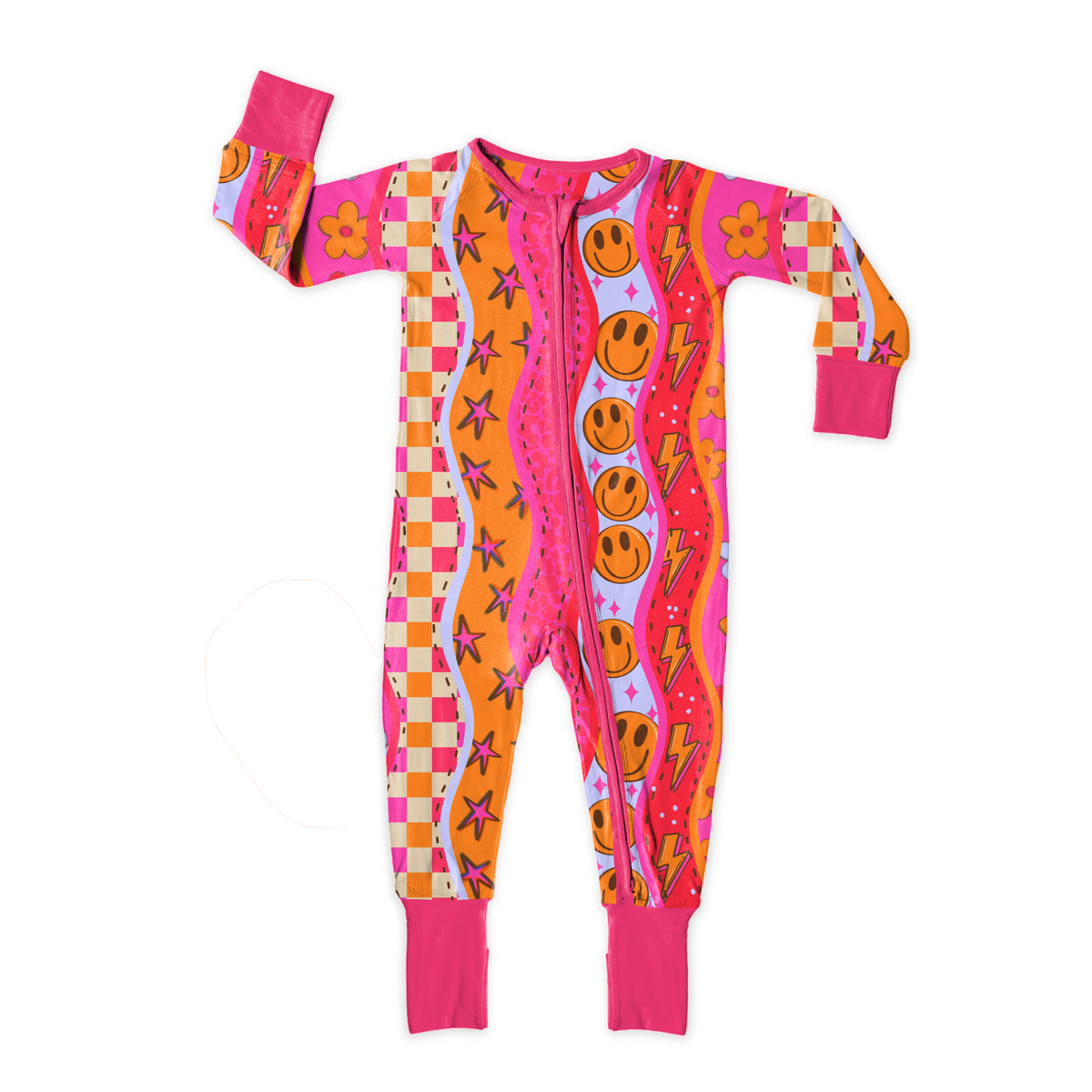 Groovy Good Vibes Zipper Sleeper **PreOrder**