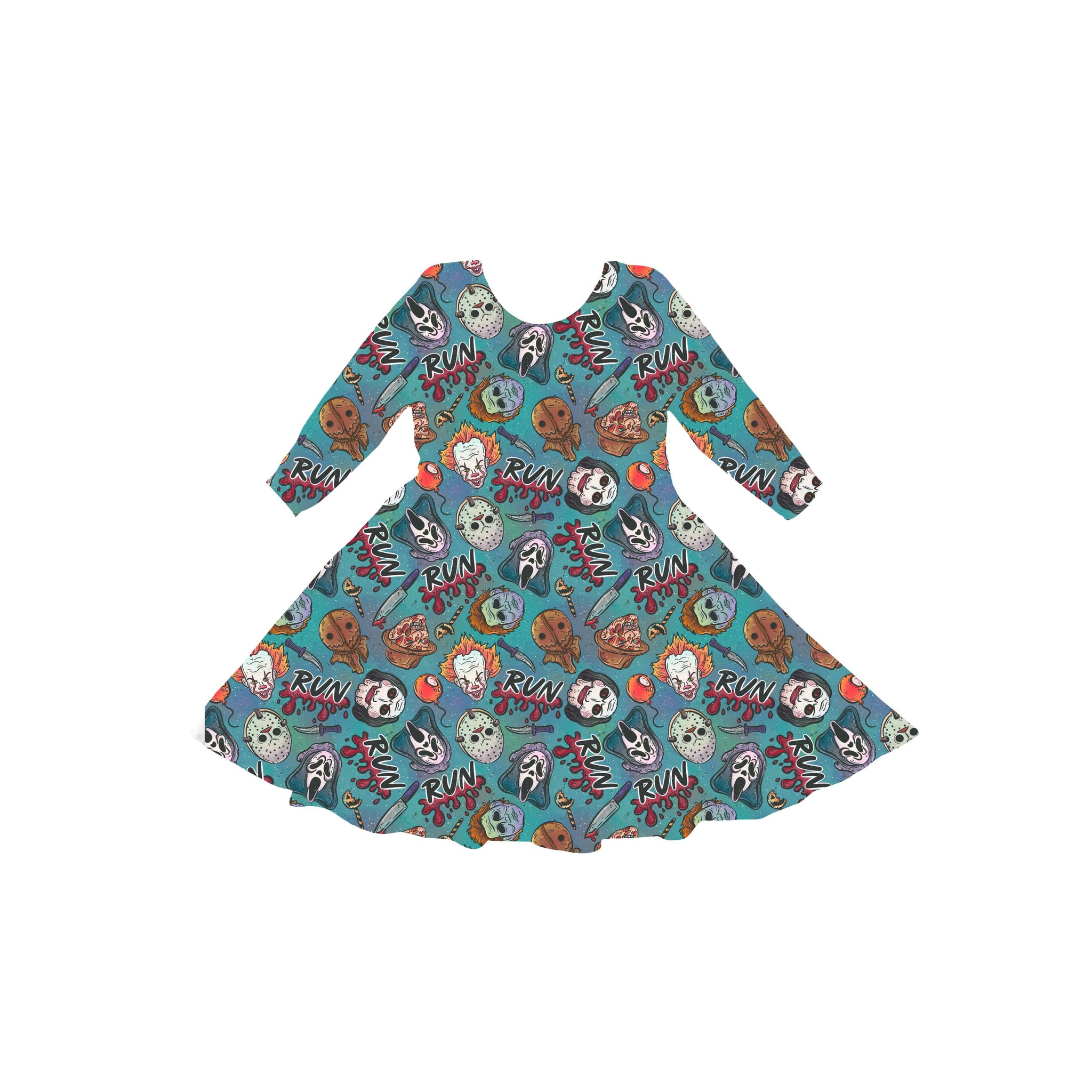 Halloween Horror Youth Twirl Dress *RTS*