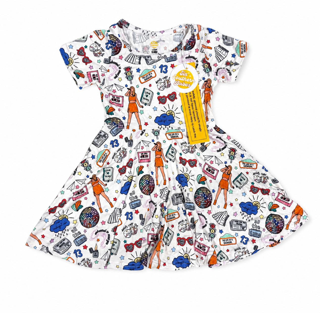 Through The Eras Youth Twirl Dress *RTS*