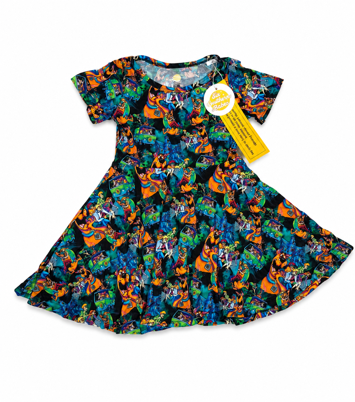 Ruh-Roh! Mystery Mode Youth Twirl Dress *RTS*