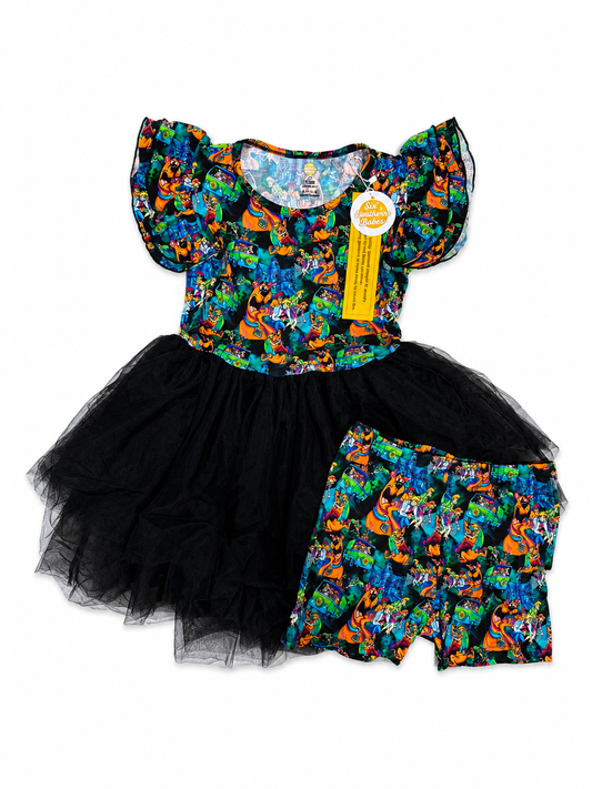 Ruh-Roh! Mystery Mode Youth Tutu Dress *RTS*