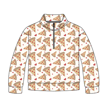 Pizza Lover Quarter Zip-Up **PreOrder**