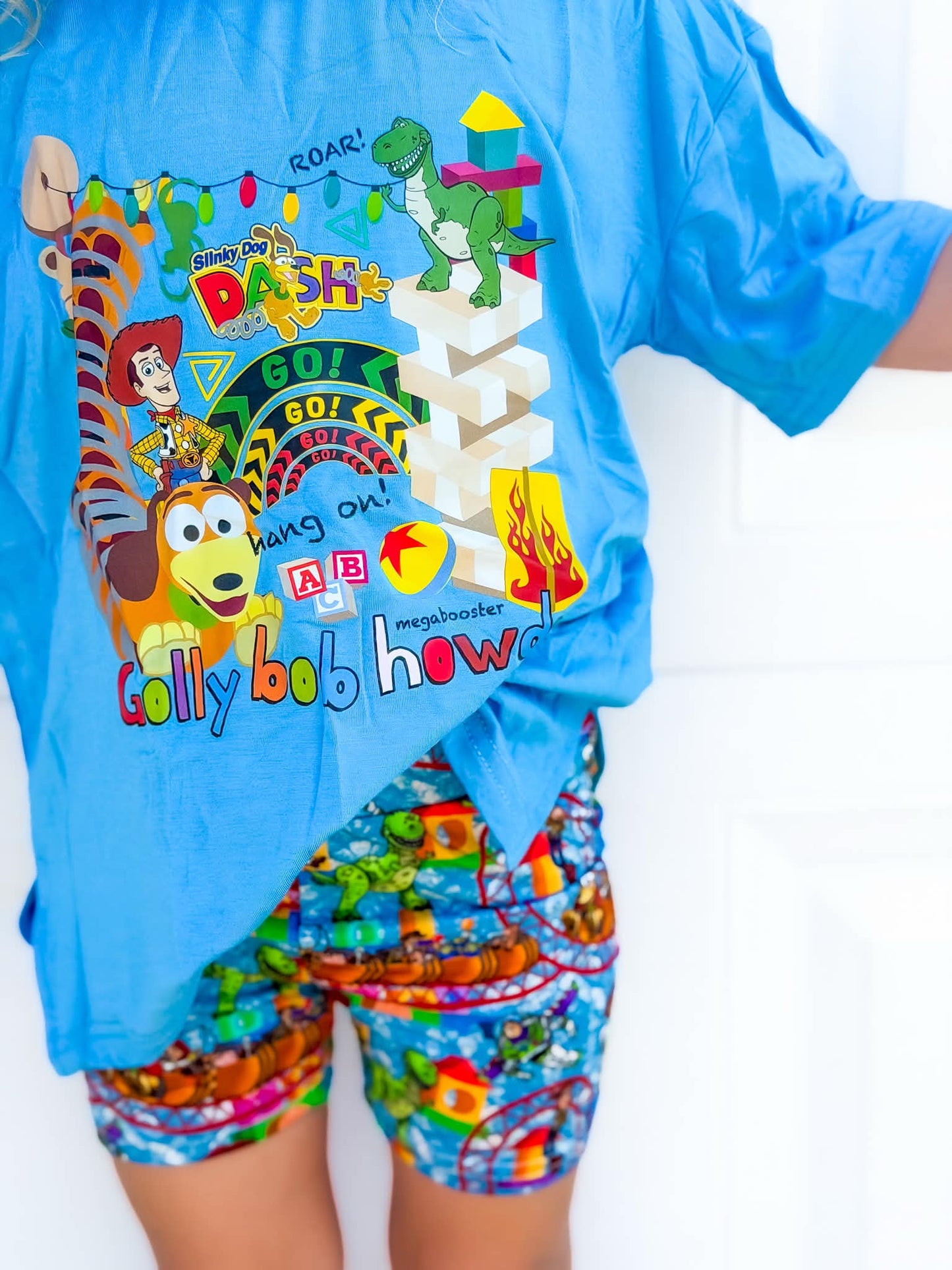 To Infinity & Dash Youth Girls Biker Short Set *RTS*