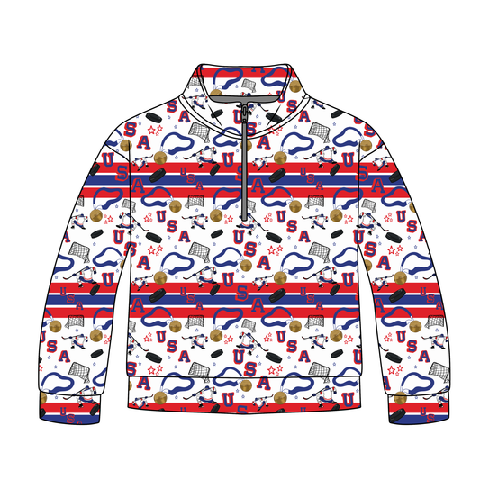 USA Hockey Quarter Zip-Up *RTS*