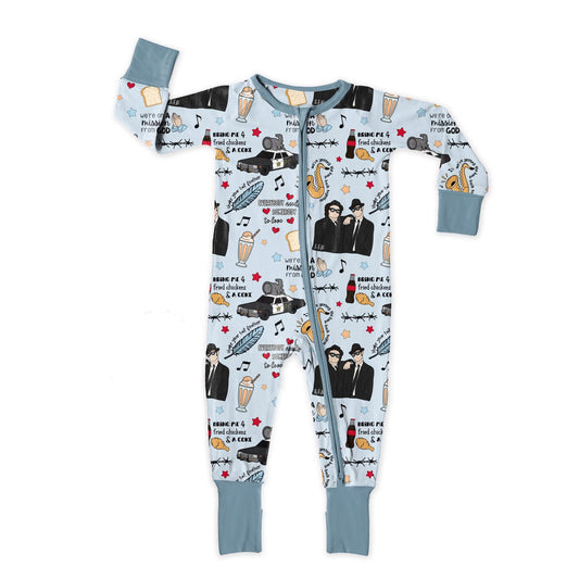 Shake Your Tail Feather Zipper Sleeper *RTS*
