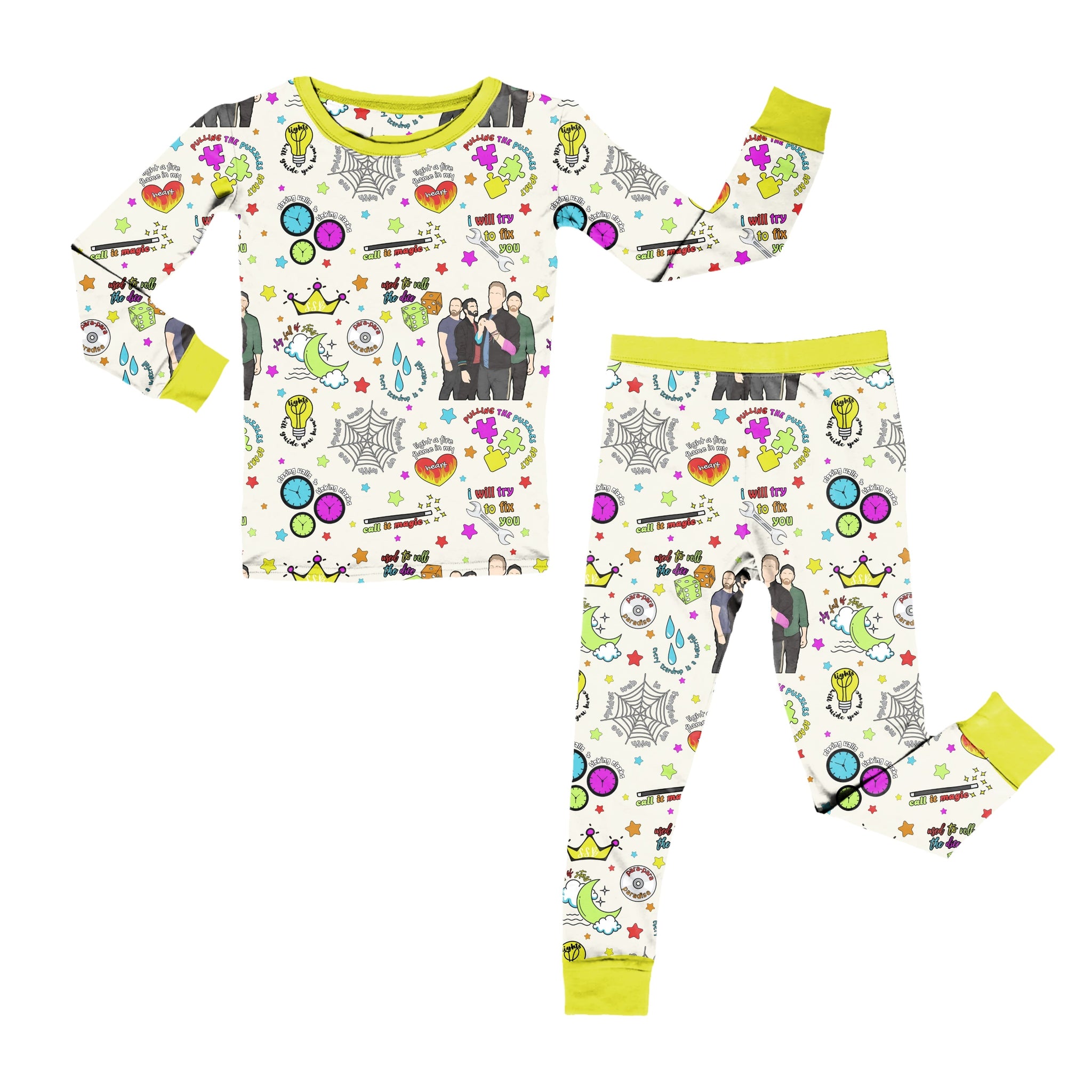 It was all Yellow Youth Pant Set *RTS*