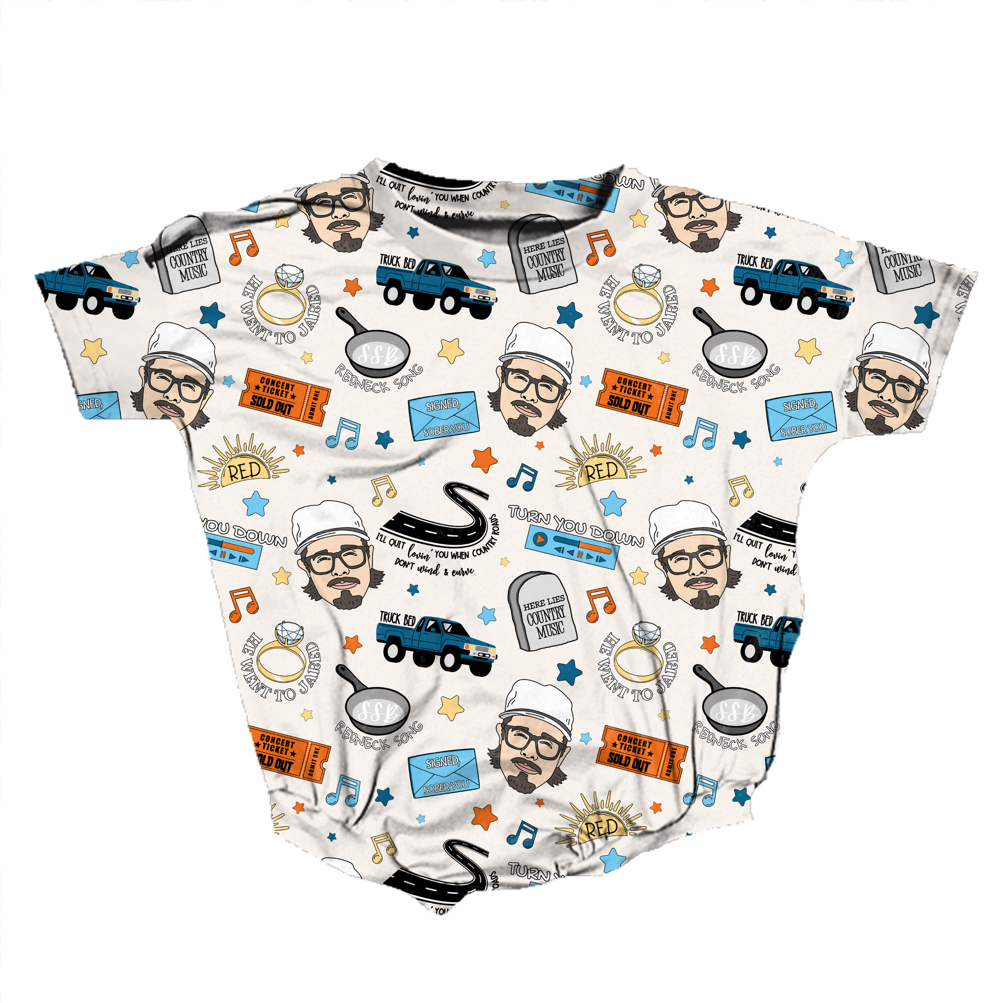 Truck Bed Romper **Preorder**