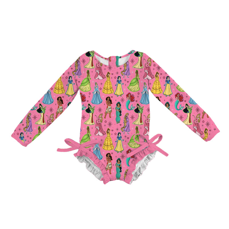 Literally Just A Princess Rashguard Medically Adaptable One-Piece Swimwear *RTS*