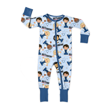 Little Scrubs Squad Zipper Sleeper **PreOrder**