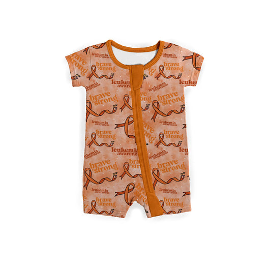 Leukemia Awareness Zipper Shortie *RTS*
