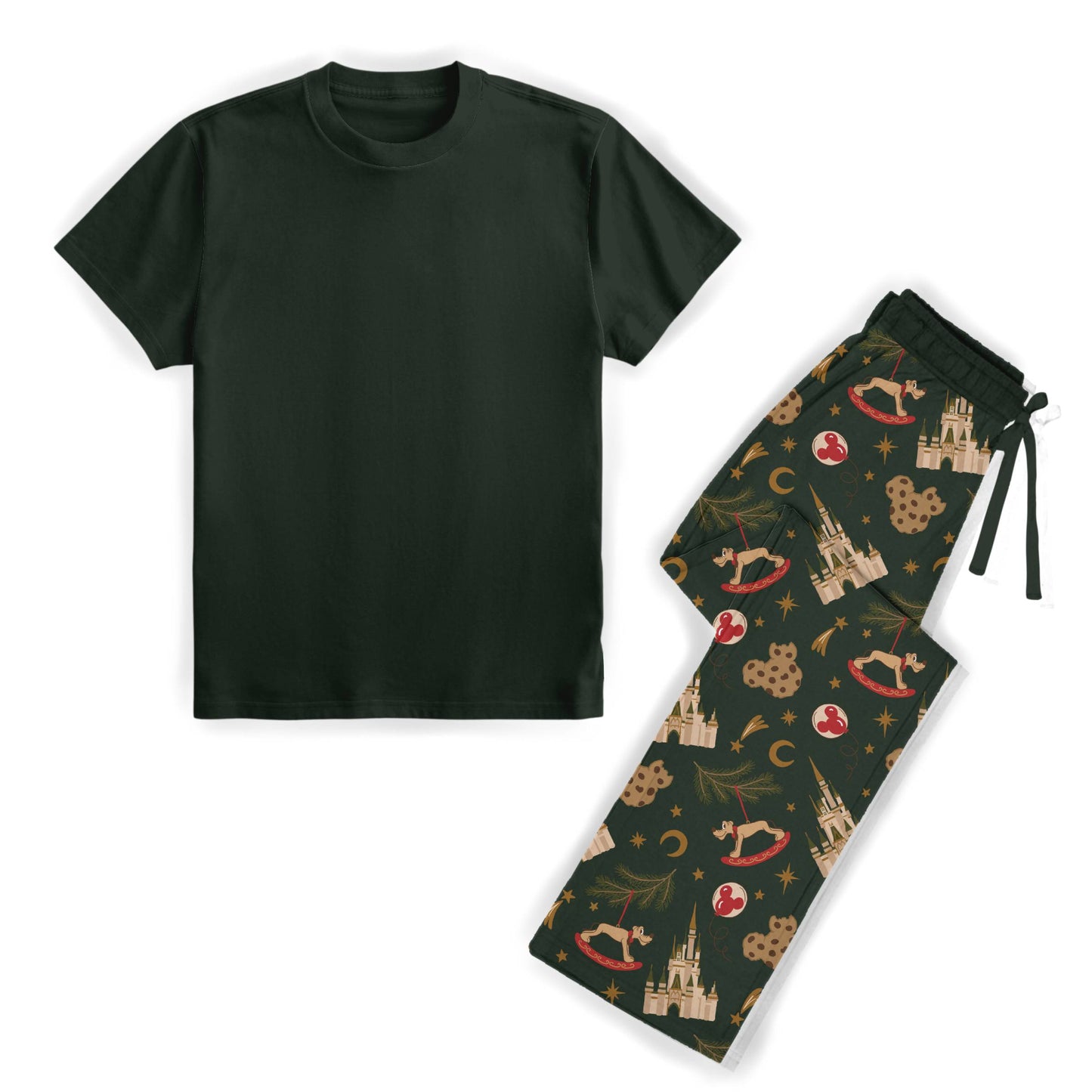 Magic & Mistletoe Men's Bamboo Matching Lounge Set **PreOrder**