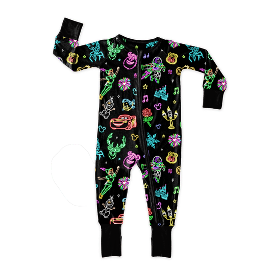 Neon Magic Zipper Sleeper **PreOrder**