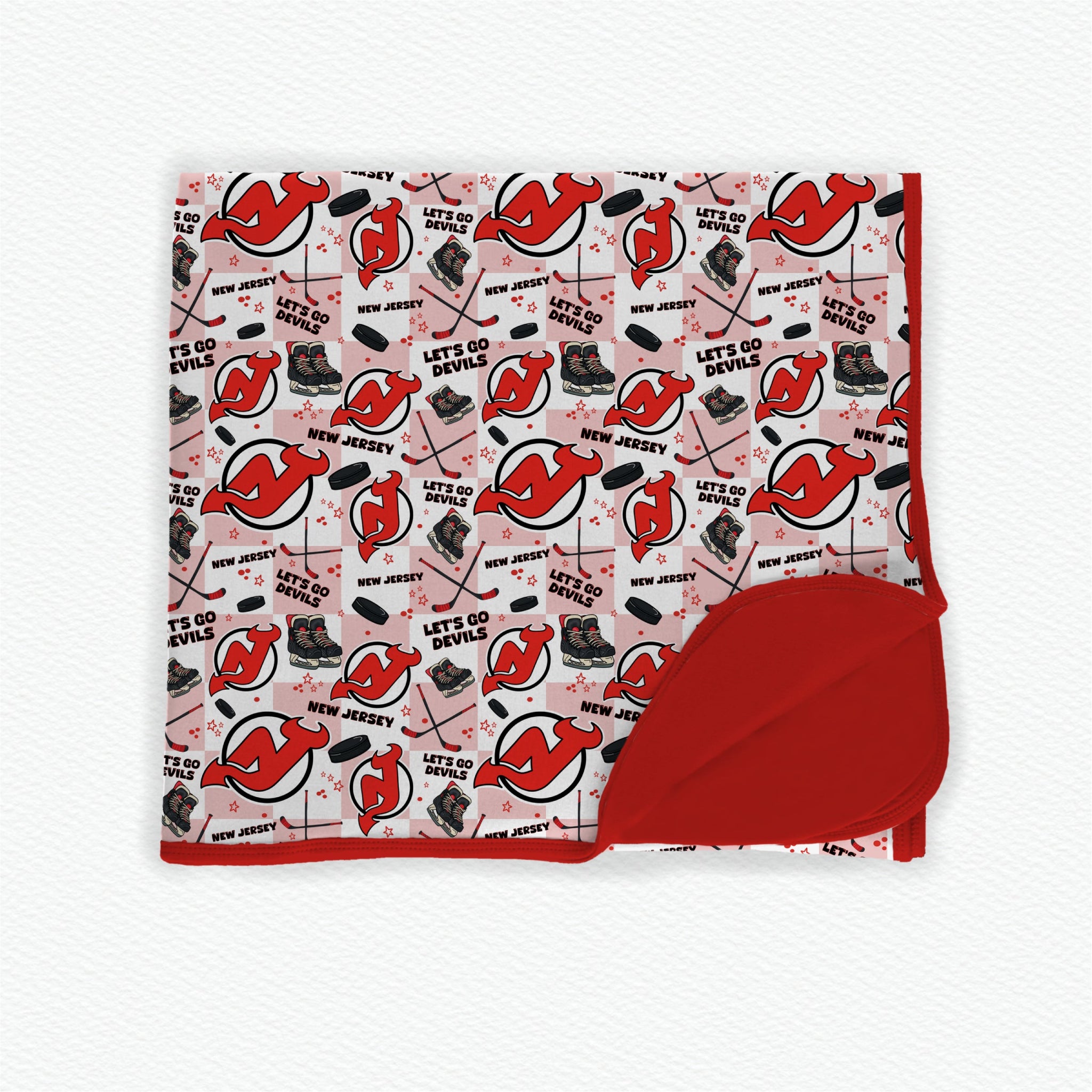 New Jersey Hockey  Bamboo Blanket **PreOrder**