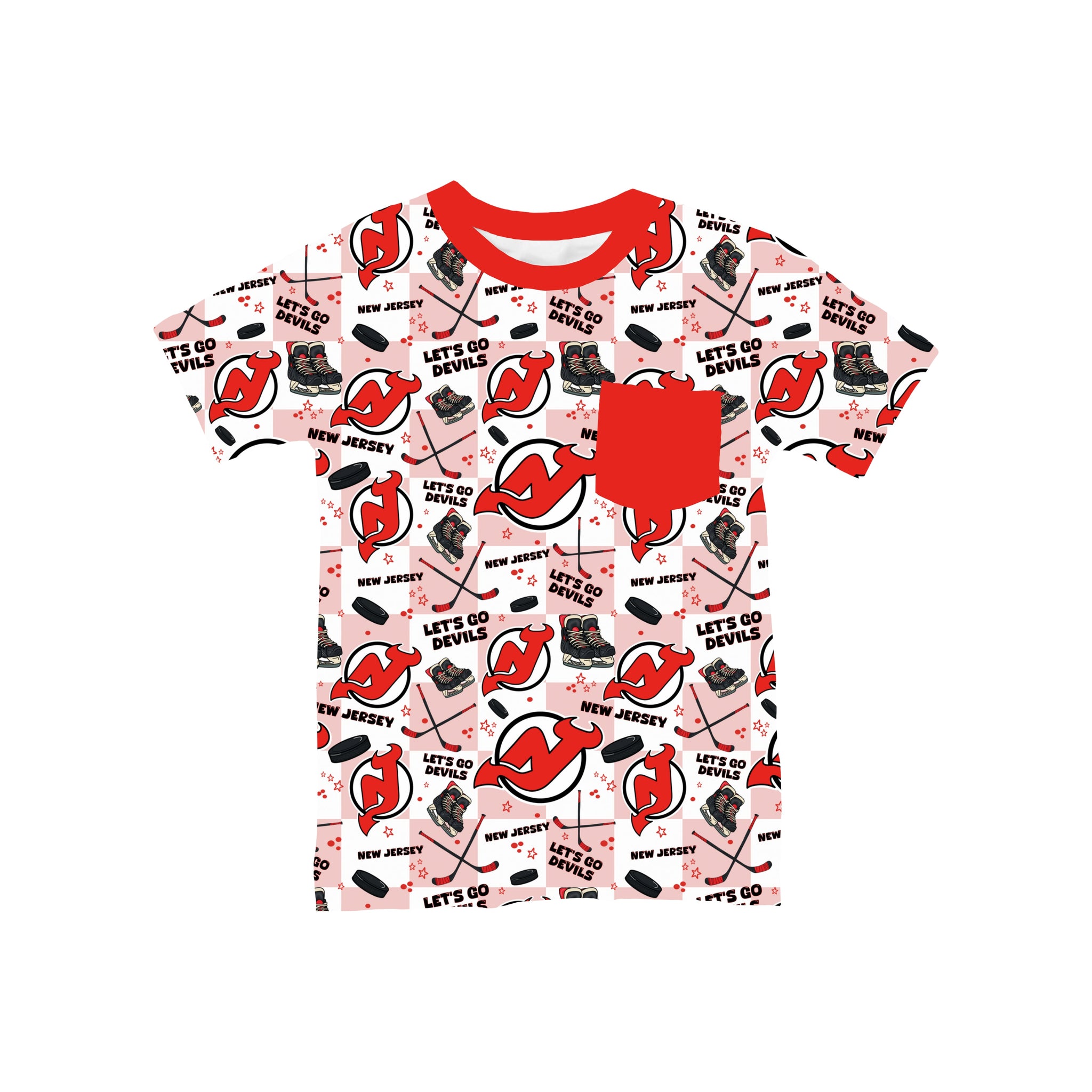 New Jersey Hockey Pocket T-Shirt **PreOrder**