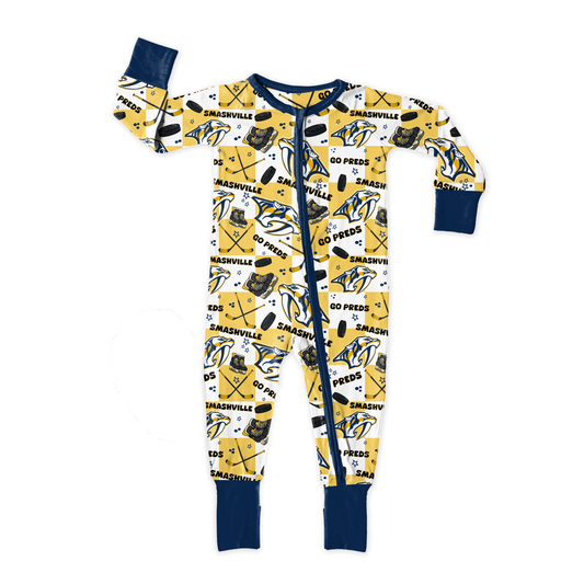 Nashville Hockey Medically Adaptable Zipper Sleeper *RTS*