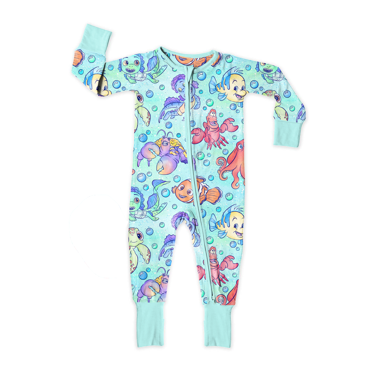 Ocean Besties Zipper Sleeper **PreOrder**