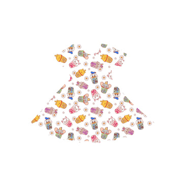 Once Upon a Boba Youth Twirl Dress **PreOrder**